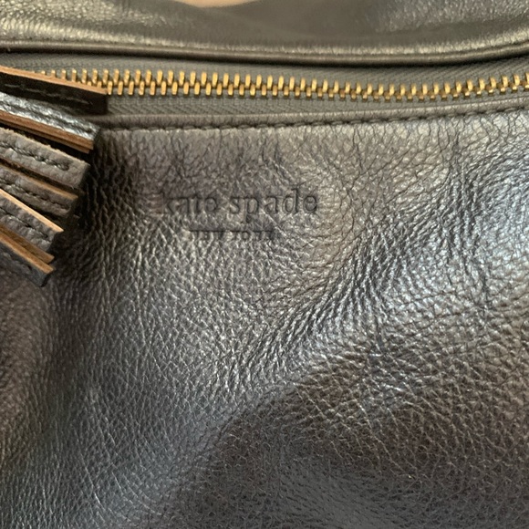 Kate Spade Pewter Leather Shoulder Purse - Picture 3 of 11